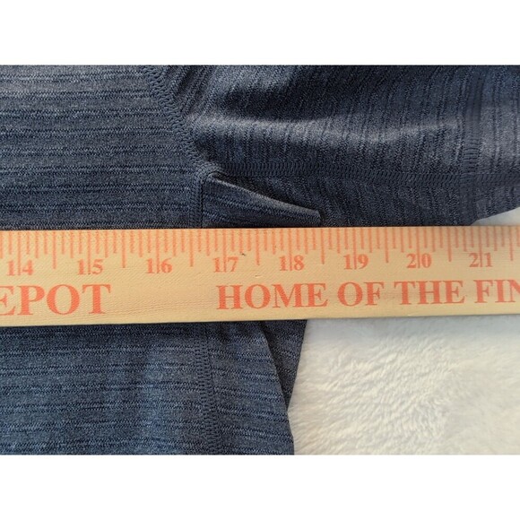 Rhone Sentry Blue Heather V Neck Performance Workout T Shirt Small STH--182 - Picture 7 of 9